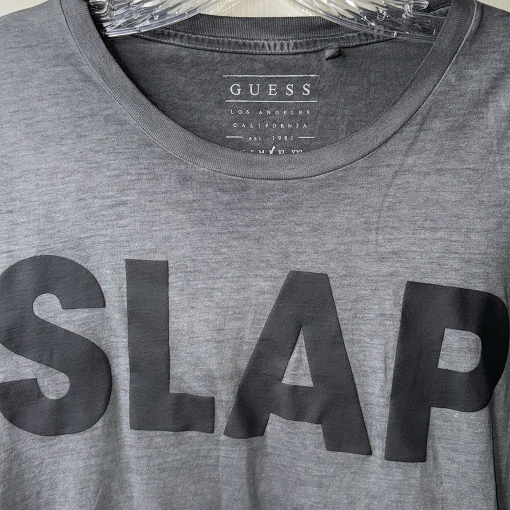 NWOT-Guess Gray Tee - Picture 3 of 3